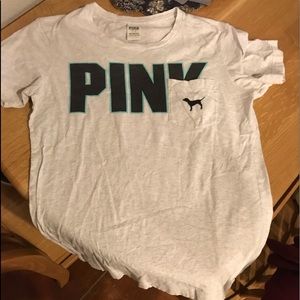 Pink Victoria's secret t-shirt size small